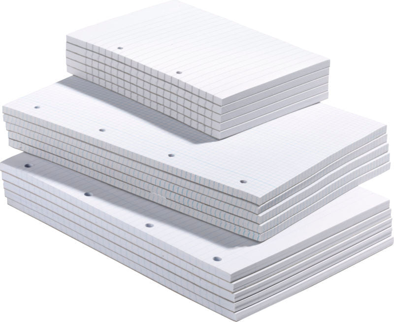 Standardblok A5 Relief lin. m/2huller 5 stk