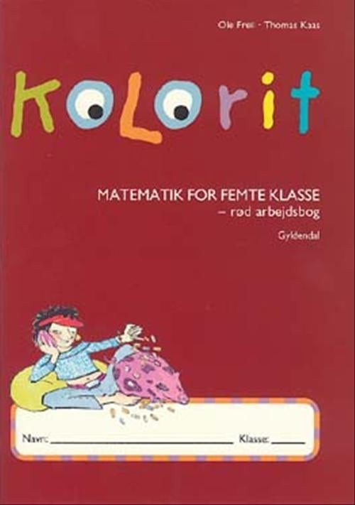 Kolorit 5. klasse, rød arbejdsbog