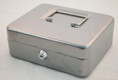 Pengekasse sølv 20 x 16 x 7,5 cm