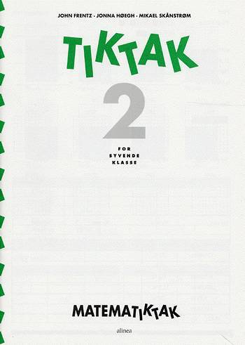 Matematik-Tak 7.kl. Tik-Tak 2