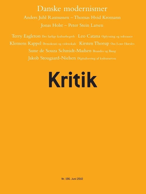 Kritik, 43. årgang, nr. 196