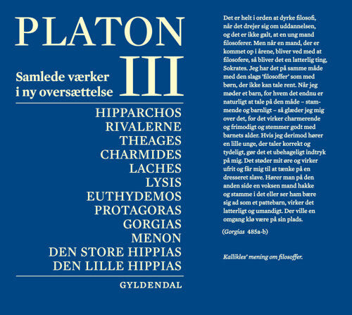 Platon. Bind 3