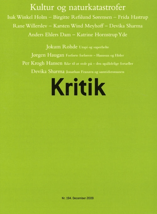 Kritik, 42. årgang, nr. 194
