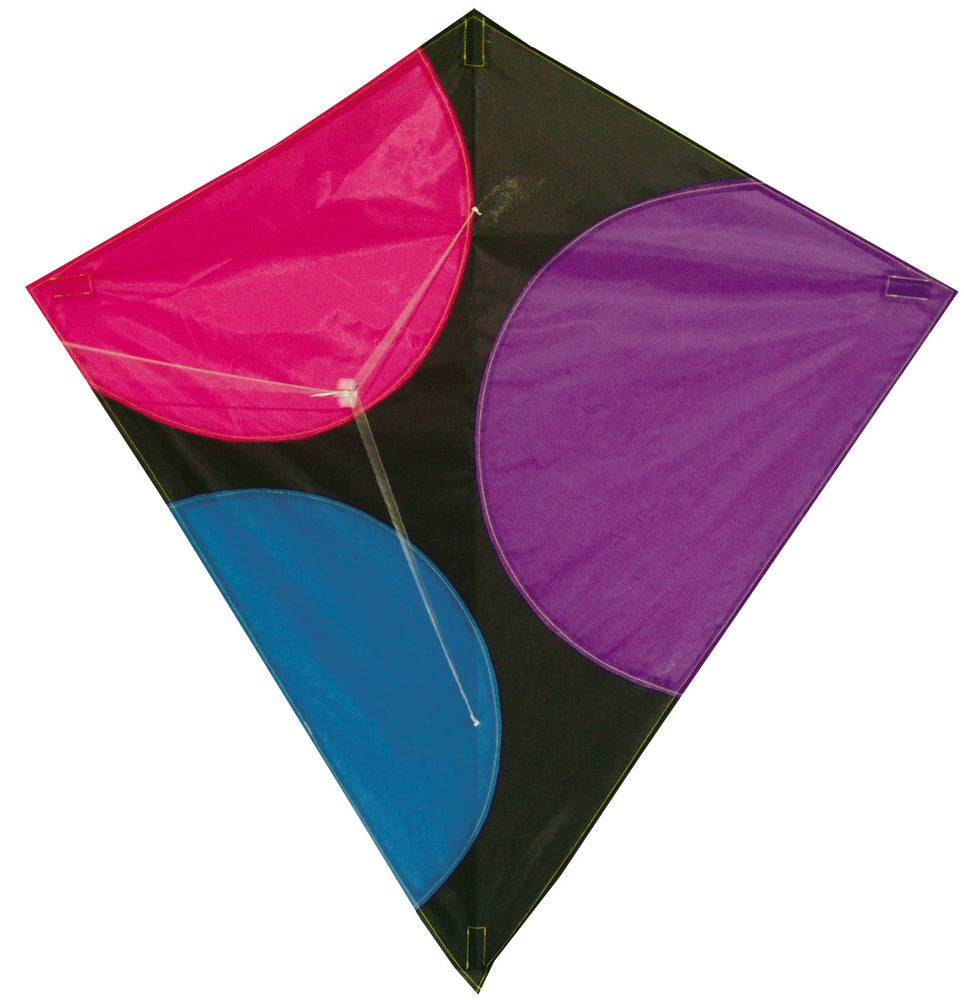 DIAMOND KITE DRAGE 70X60 CM ASS