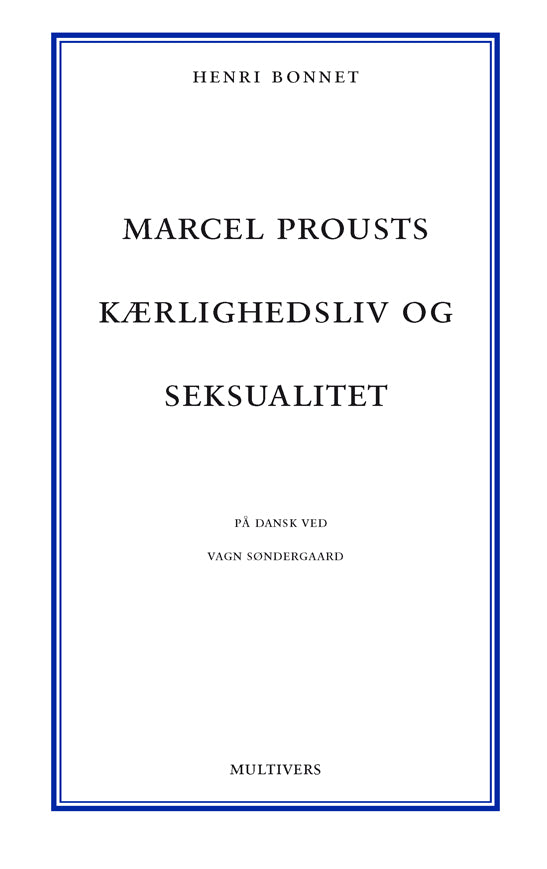 Marcel Prousts kærlighedsliv og seksualitet