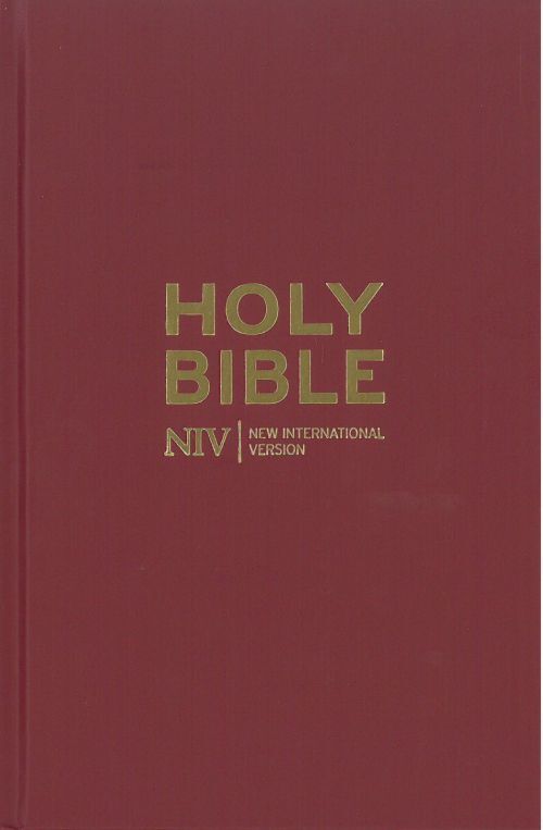 Niv Popular Burgundy Hardback Bible