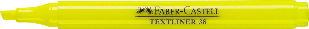 Overstregningspen Faber-Castell textliner 38 gul