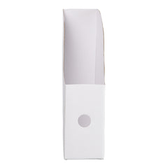 Tidsskriftskassette karton hvid A4