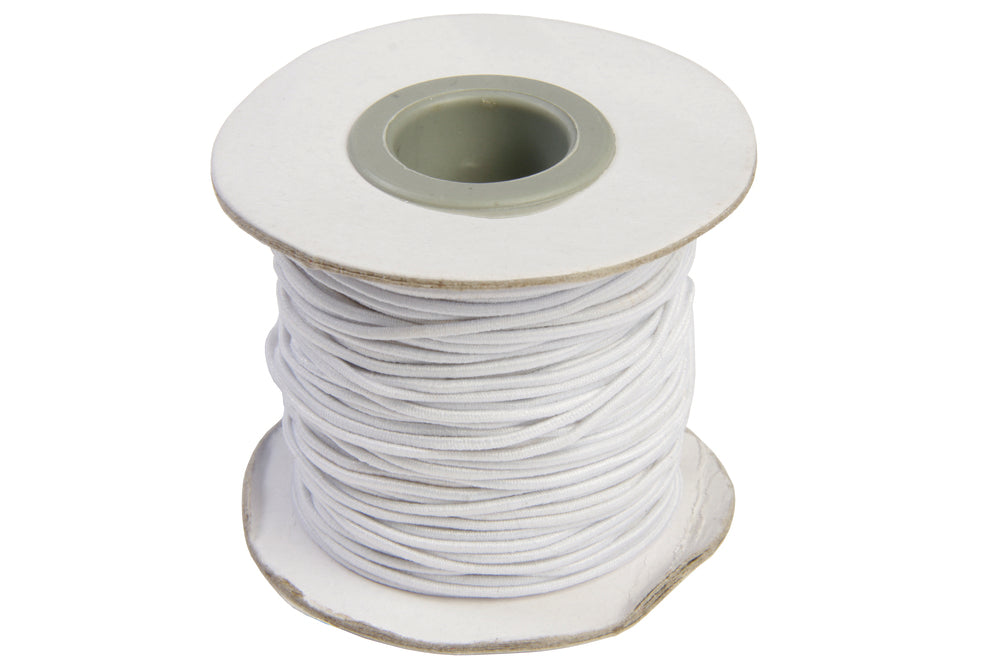 D2 Elastiksnor 1,2mmx25m hvid