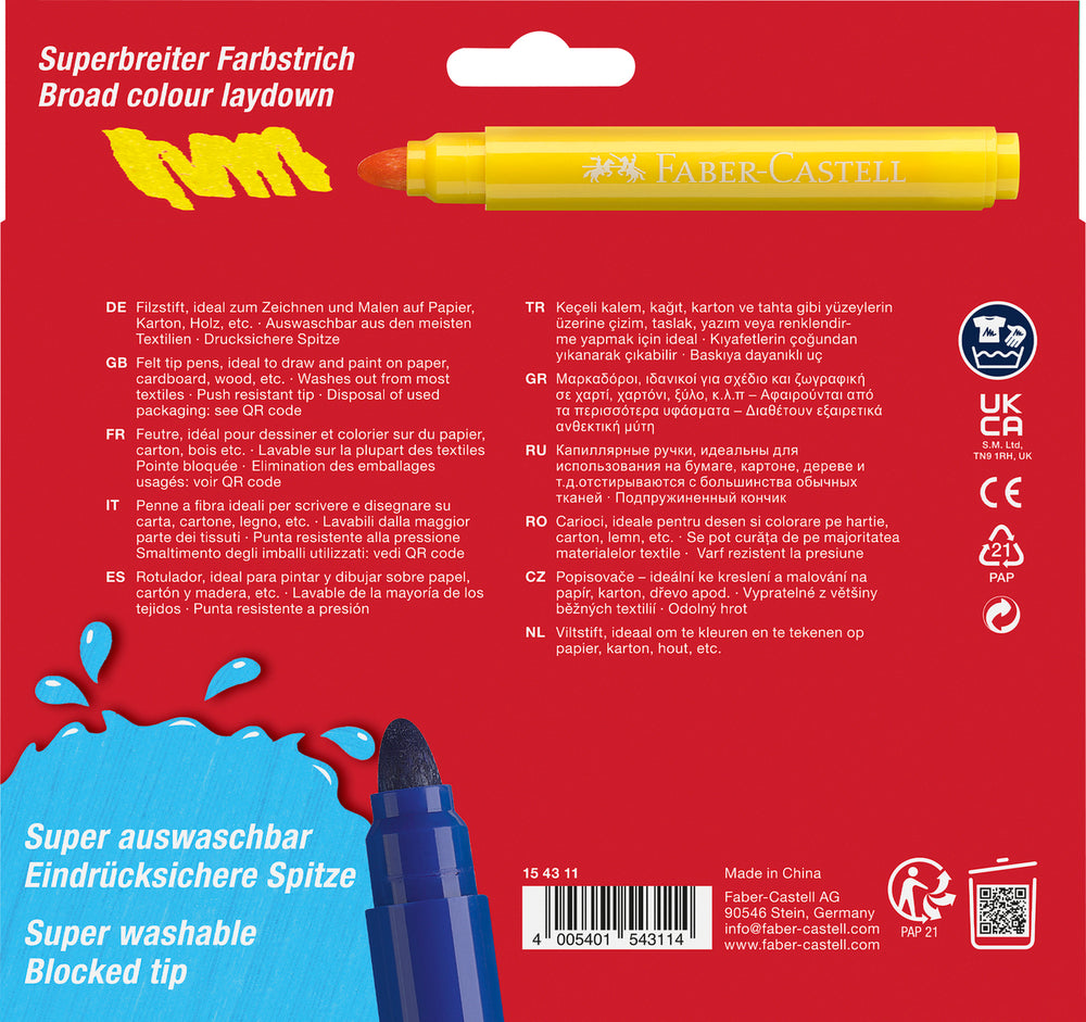 Tusser jumbo Faber-Castell 12ass