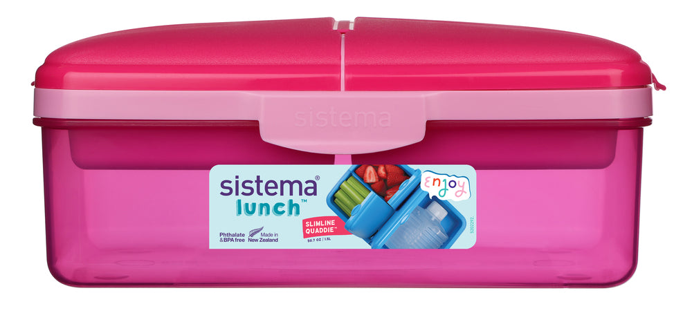 Madkasse Sistema 1,5l slimline quaddie ass