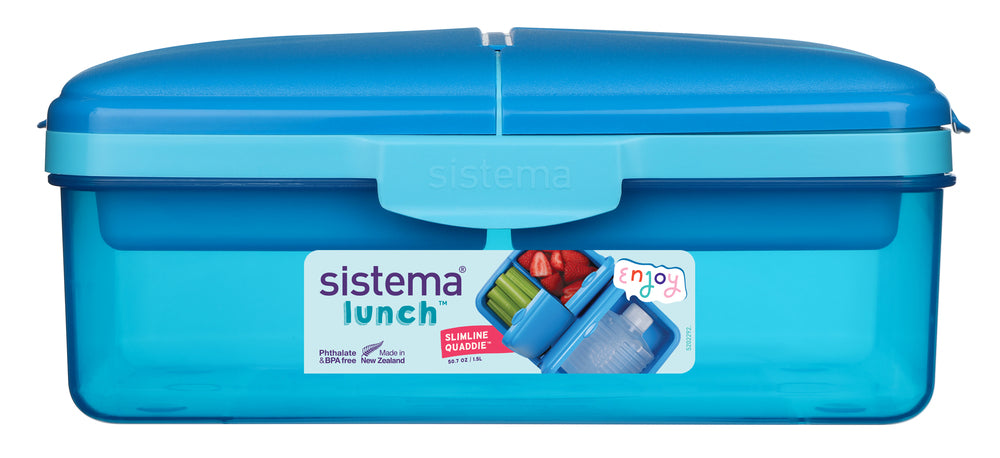 Madkasse Sistema 1,5l slimline quaddie ass