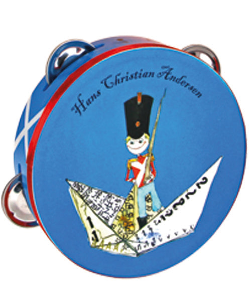 H.C. Andersen Tambourine med Tinsoldat motiv