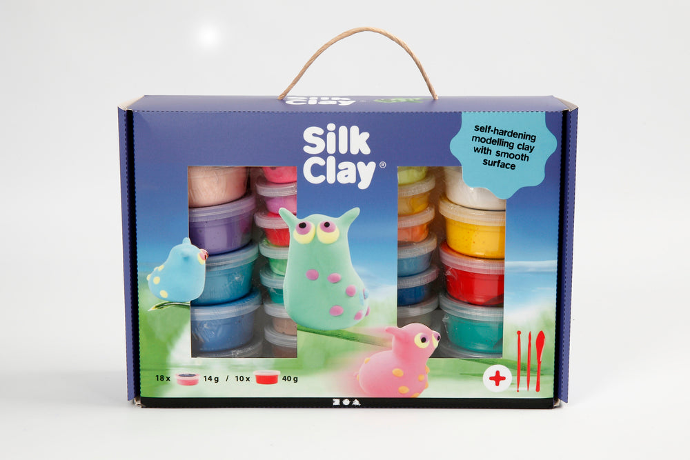 Silk clay kuffert 1 sæt