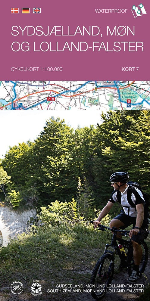 Cykelkortserie Danmark 7: Sydsjælland, Møn og Lolland-Falster