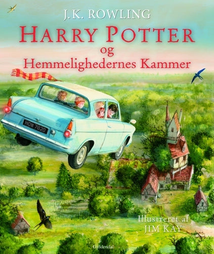 Harry Potter 2 - Harry Potter og Hemmelighedernes Kammer - illustreret
