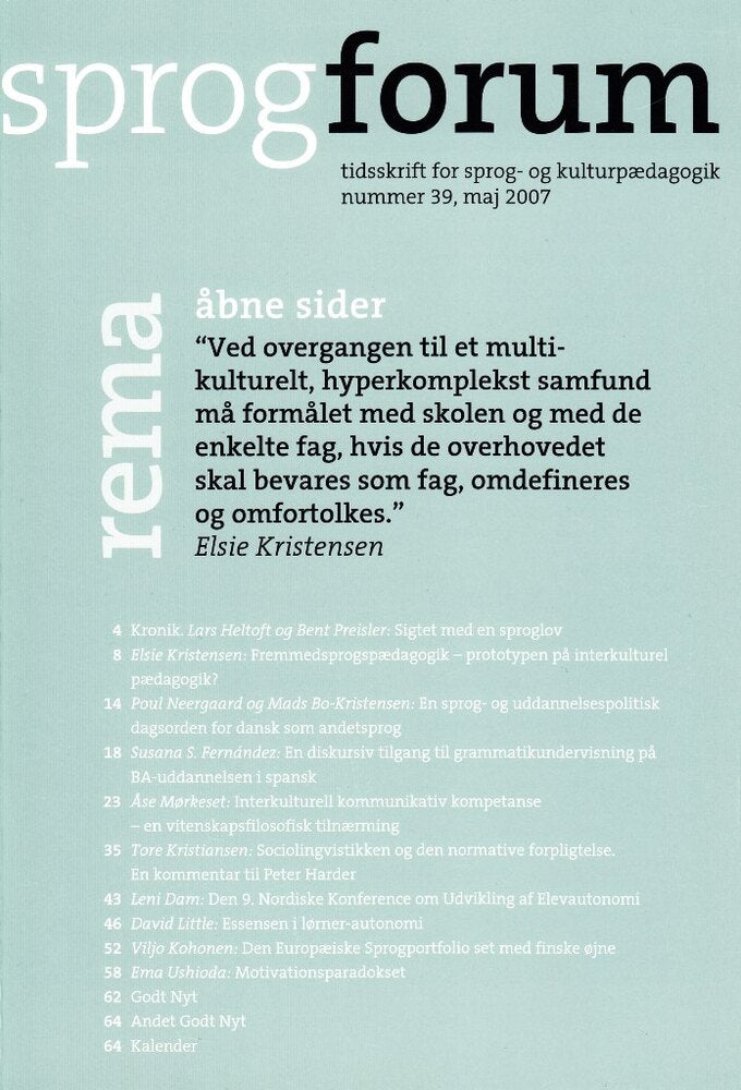 Åbne sider
