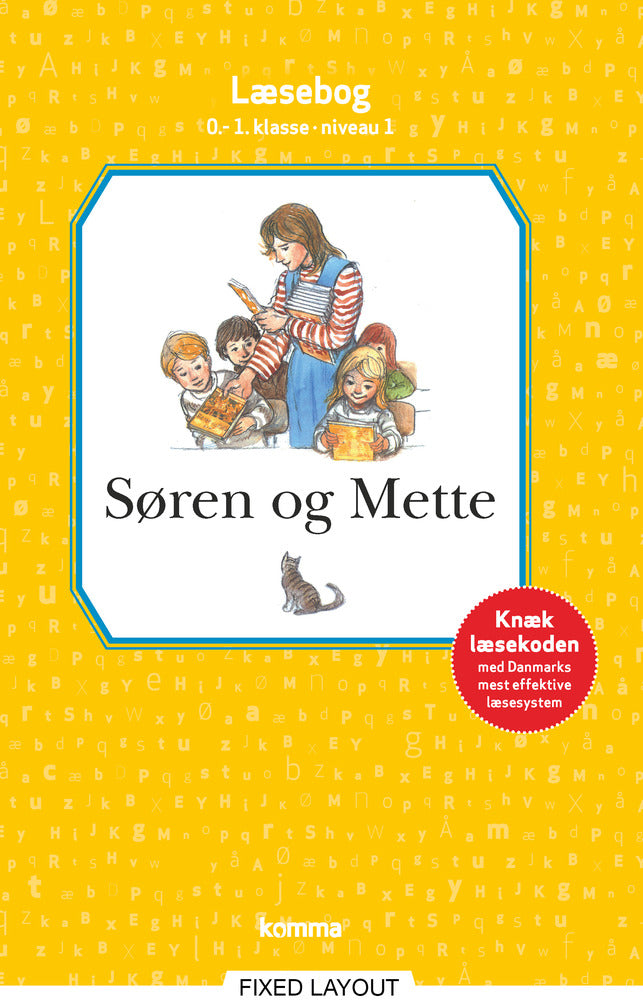 Søren og Mette læsebog  0.-1. kl. Niv. 1