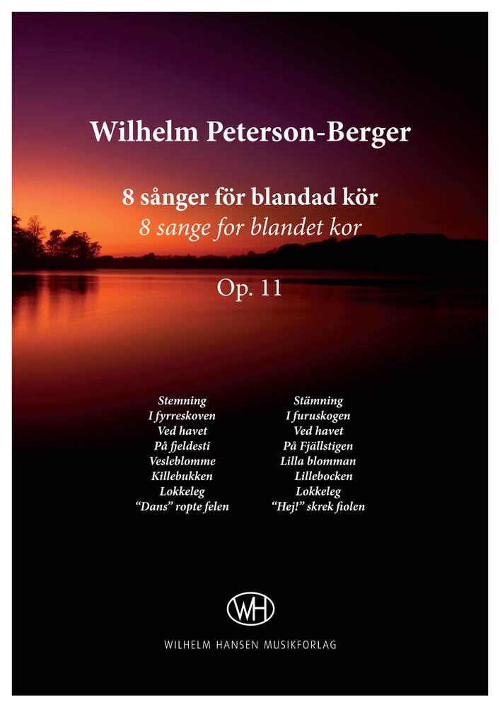 8 sånger för blandad kör, Op. 11
