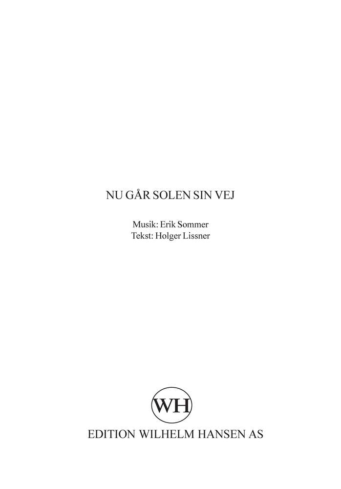 Nu går solen sin vej