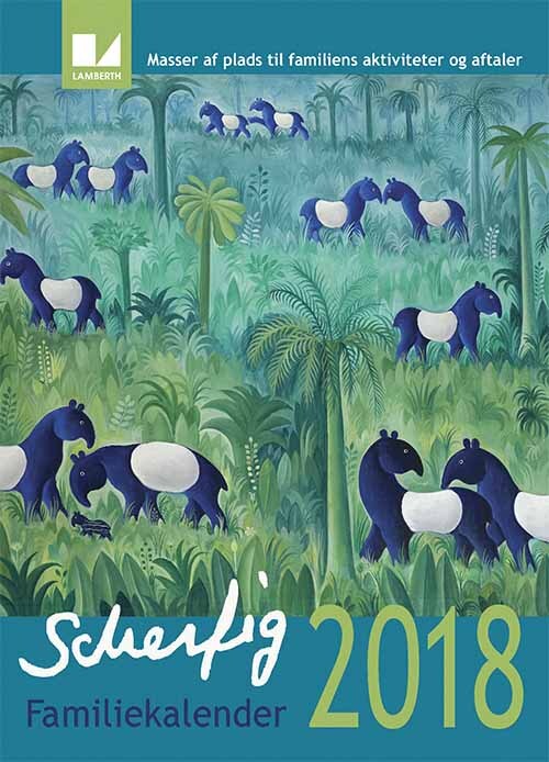 Hans Scherfig familiekalender 2018