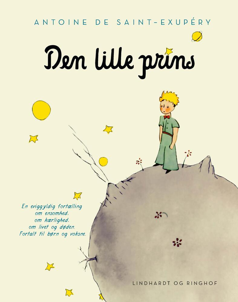 Den lille prins, lys, indbundet m. smudsomslag