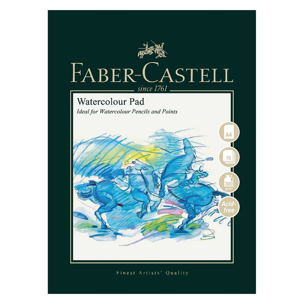 Akvarel blok Faber-Castell A4 300g syrefri 10 ark topspiral