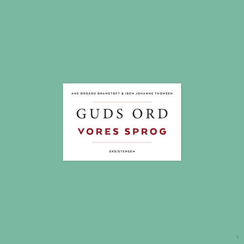Guds ord - vores sprog