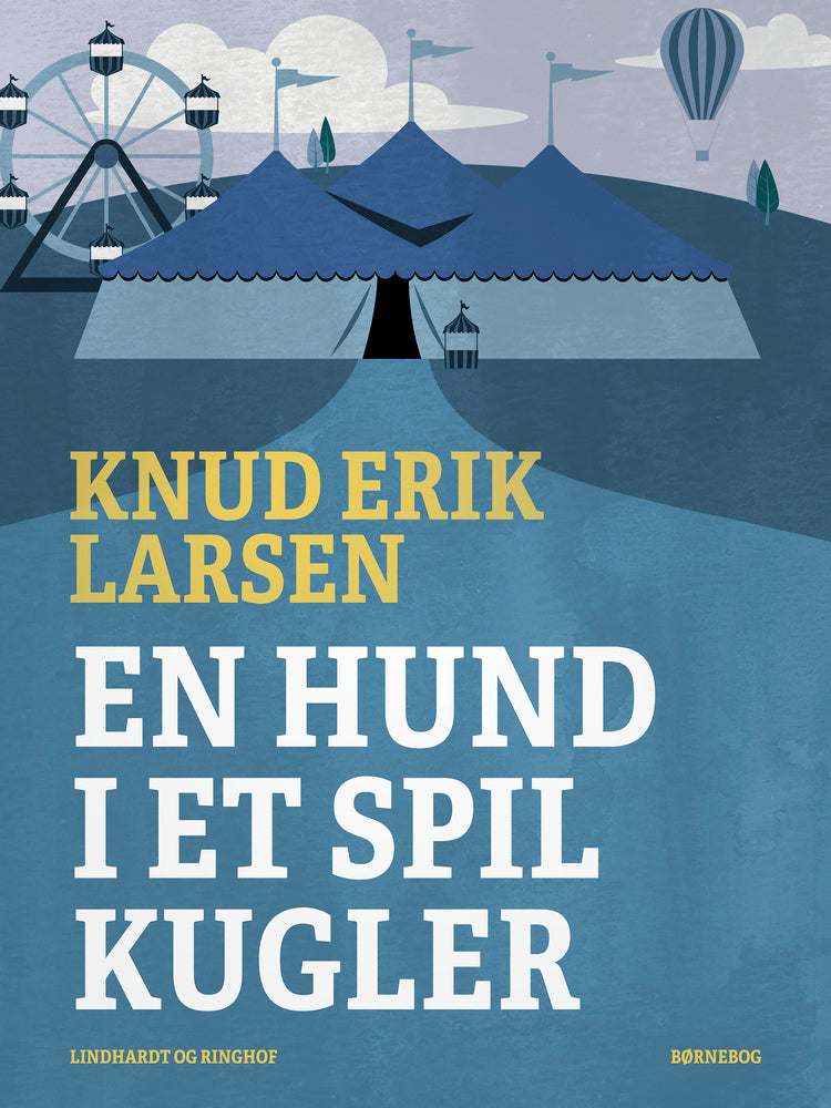En hund i et spil kugler