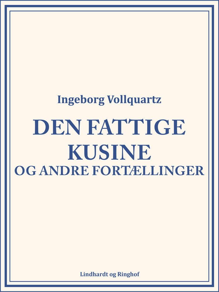 Den fattige kusine og andre fortællinger