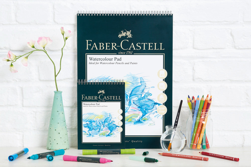 Akvarel blok Faber-Castell A5 300g syrefri 10 ark topspiral