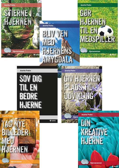 Serie med syv minibøger - Hjernevenner
