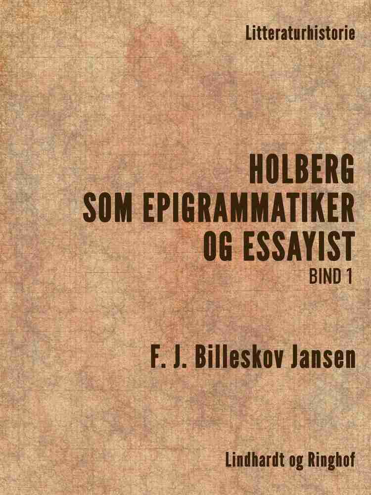 Holberg som Epigrammatiker og Essayist 2