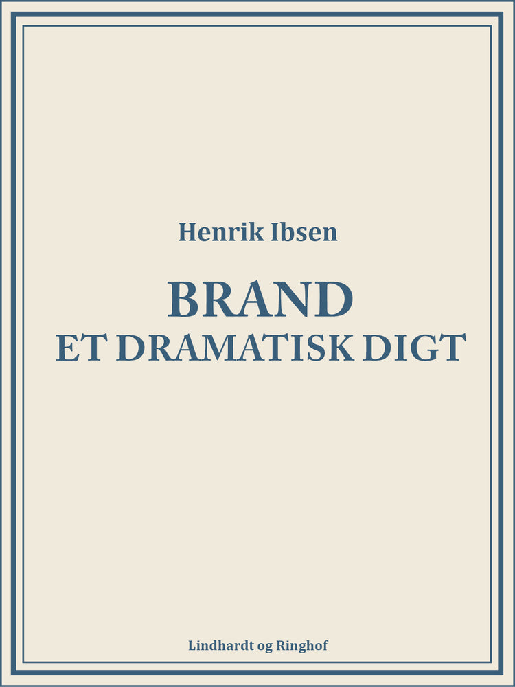 Brand: Et dramatisk digt