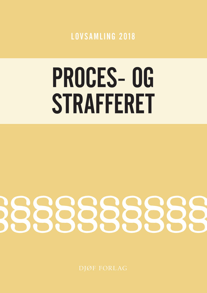 Lovsamling 2018 – Proces- og strafferet