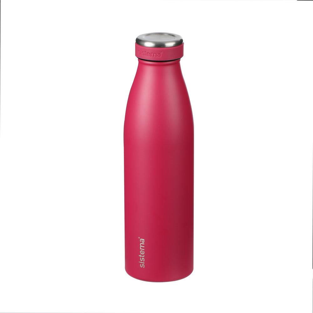 Sistema drikkeflaske stainless steel 500 ml ass farver