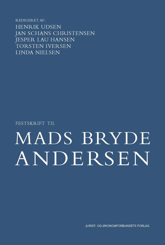 Festskrift til Mads Bryde Andersen