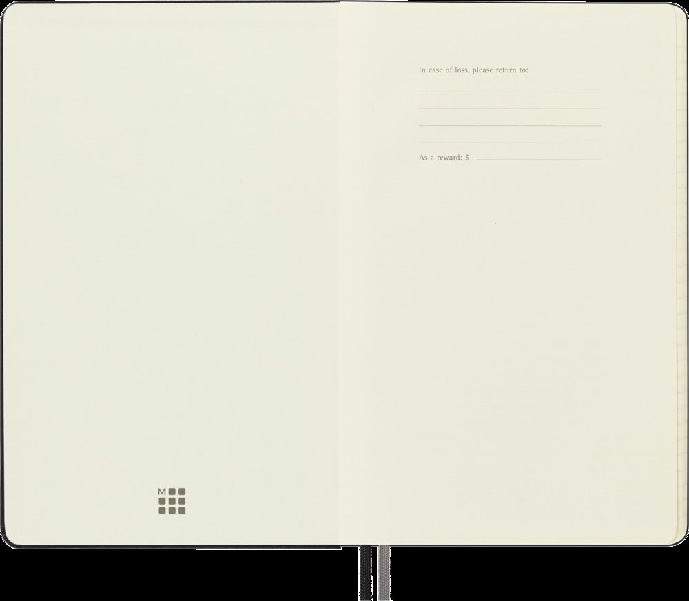 Moleskine hard m/linjer 400 ark