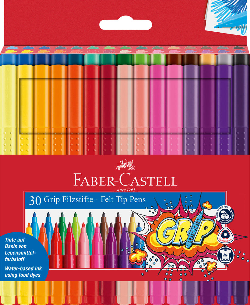 D2 Tusser grip Faber-Castell 30 stk
