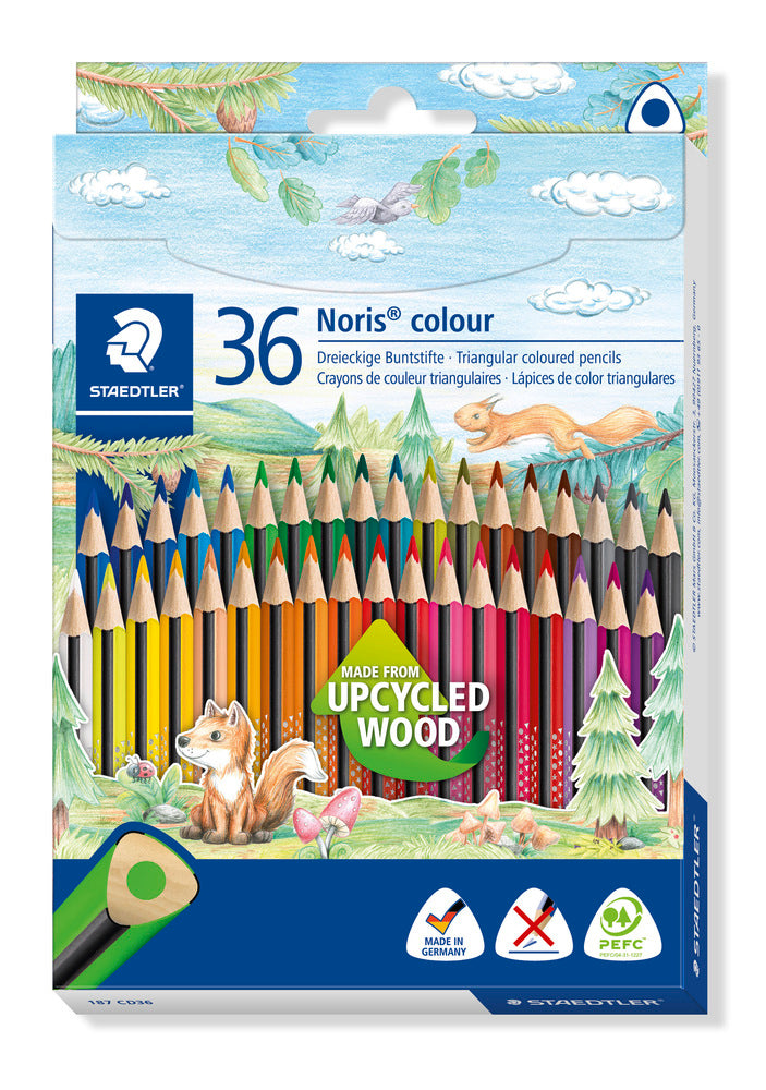 D2 Farveblyant Staedtler Noris trekantet 36 ass