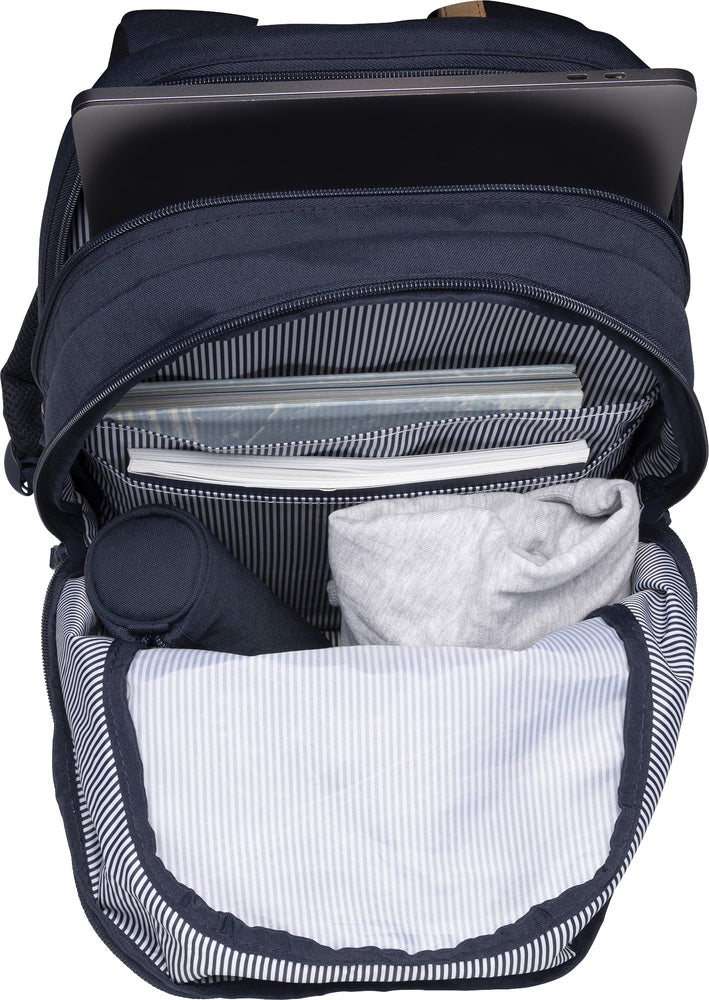 Rygsæk Beckmann urban dark blue 30 liter m/brystrem