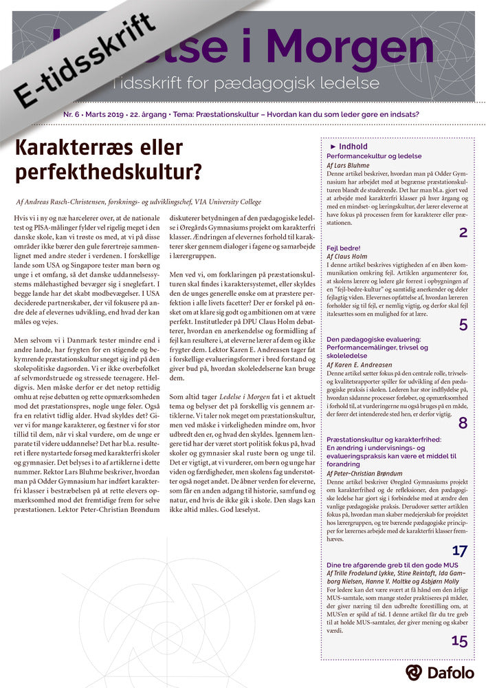 Ledelse i Morgen nr. 6 - marts 2019  (e-tidsskrift pdf)
