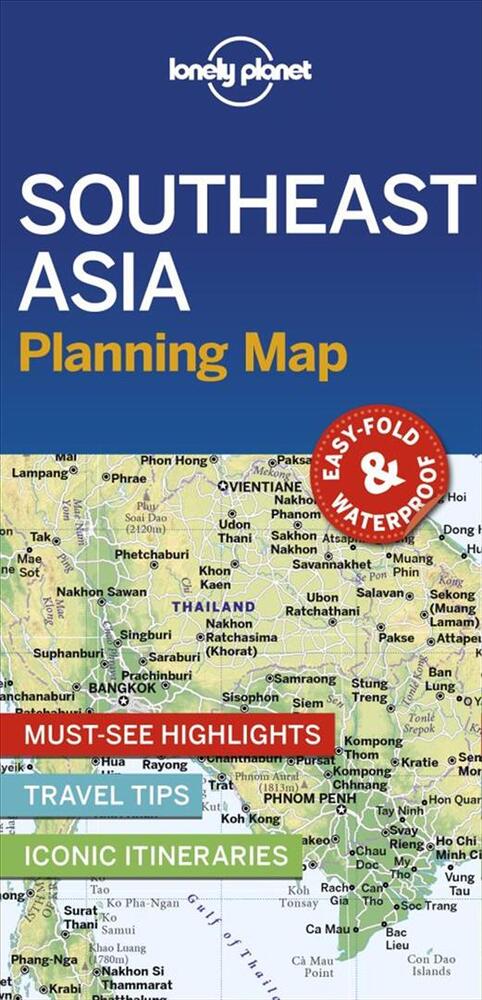 D1 Lonely Planet Planning Map: Southeast Asia