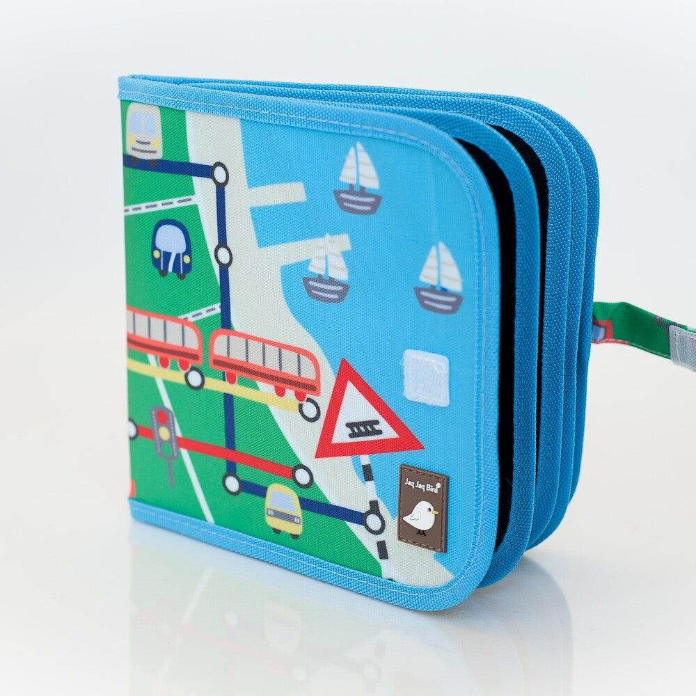 Jaq Jaq Bird Chalk Doodle Book Trains