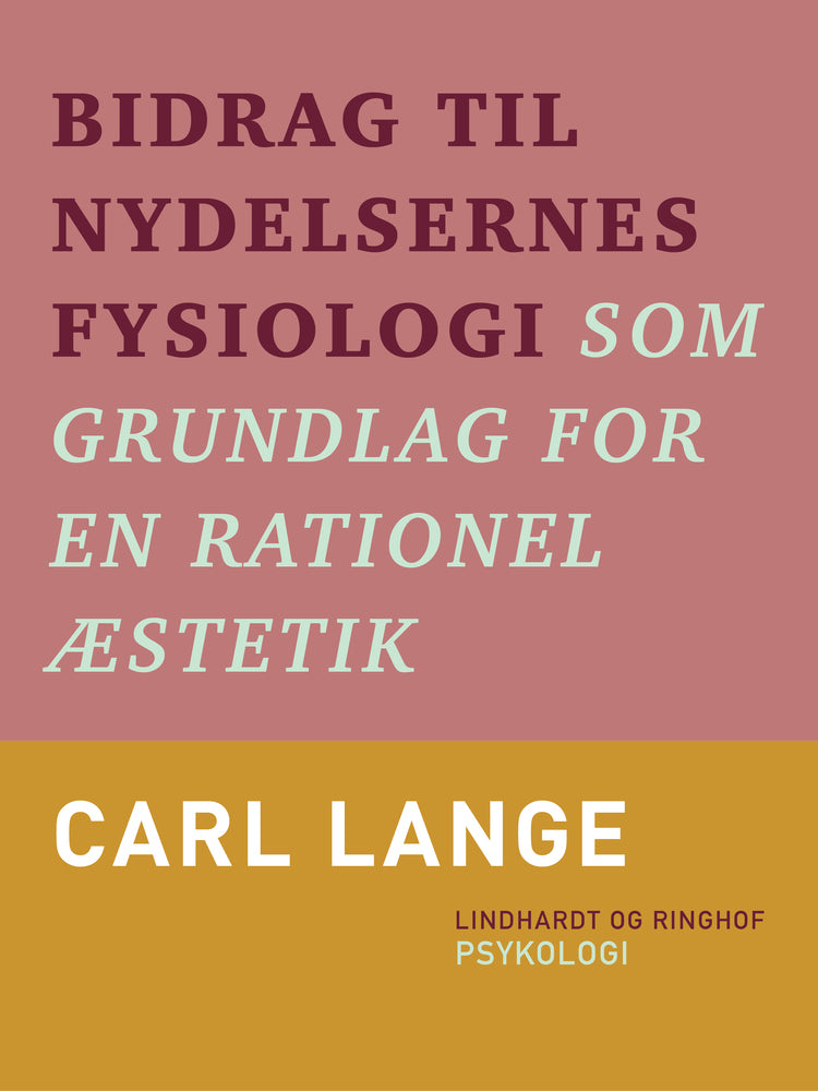 Bidrag til nydelsernes fysiologi som grundlag for en rationel æstetik