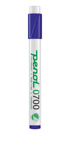 Marker Penol 0700  blå 1,5mm permanent svanemærket