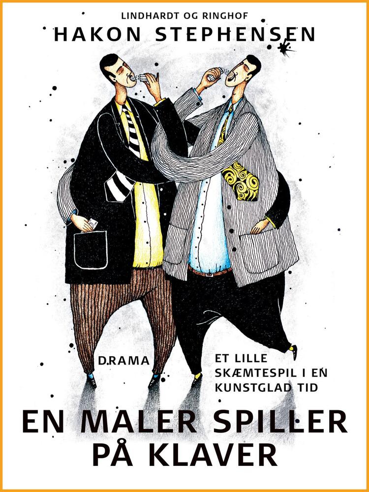 En maler spiller på klaver - et lille skæmtespil i en kunstglad tid
