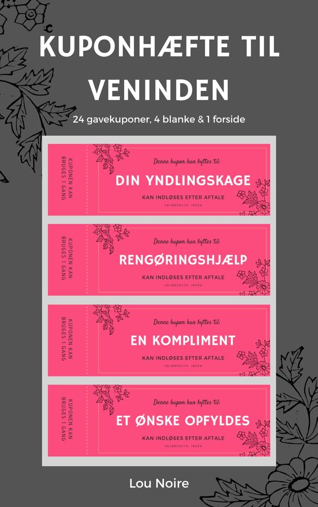 Kuponhæfte til veninden