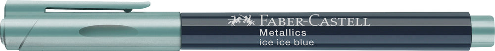 Metallic pen Faber-Castell blå