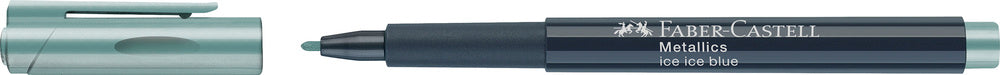 Metallic pen Faber-Castell blå